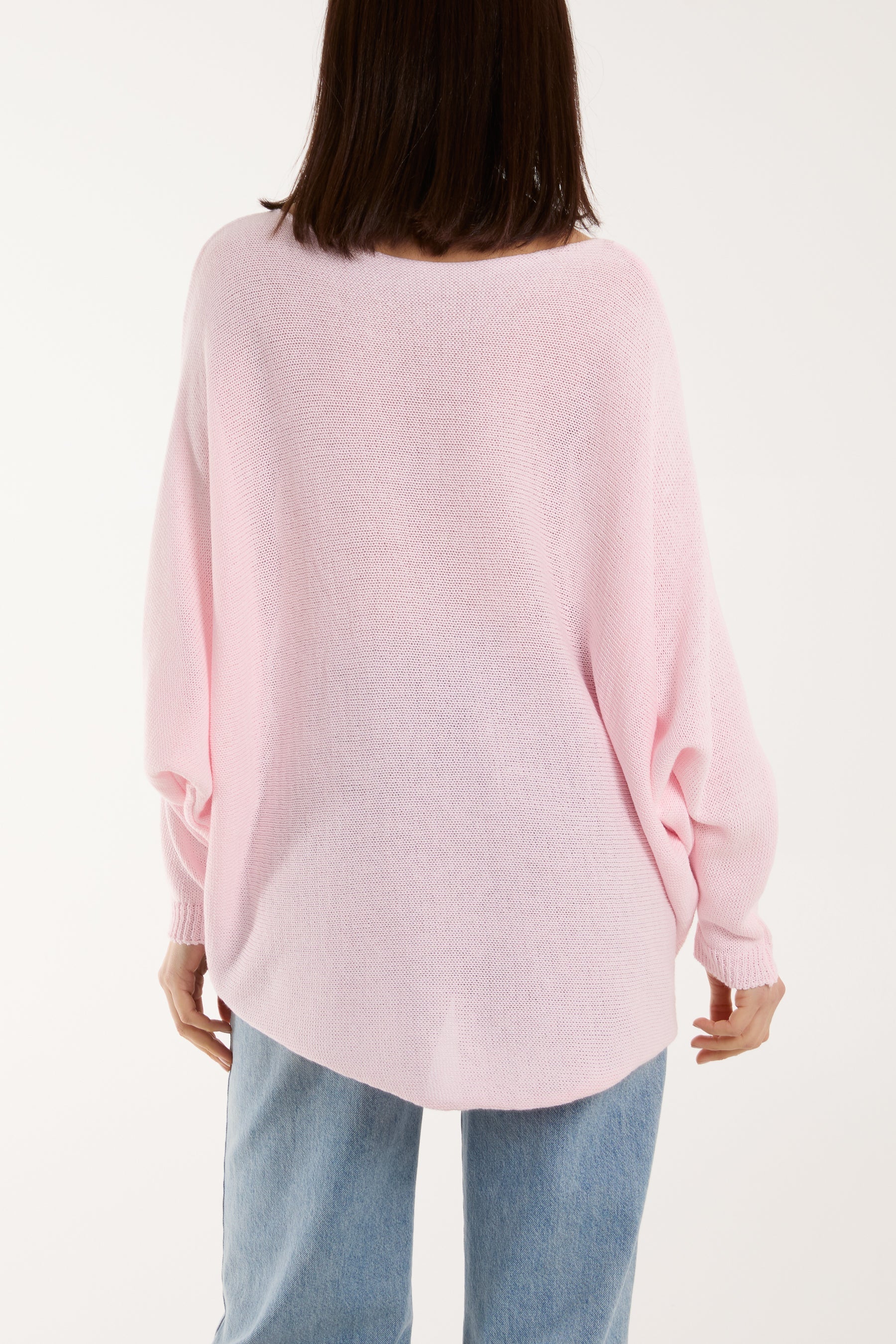Daisies High Low Batwing Jumper Jumpers WearAll