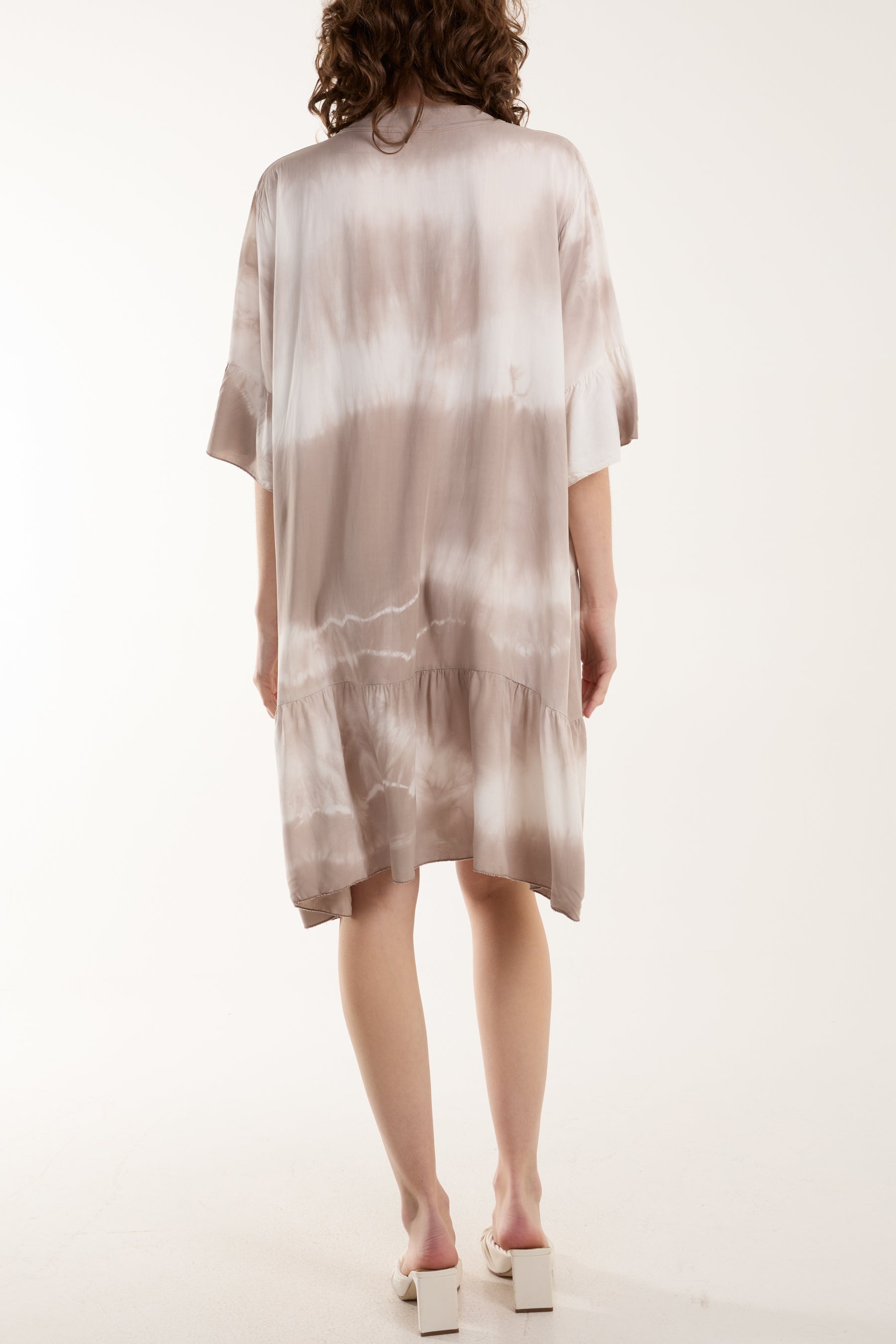 Tie Dye Smock Tiered Mini Dress Dresses WearAll