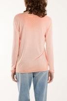 Acid Wash Shimmer Edge Fine Jumper Jumpers WearAll