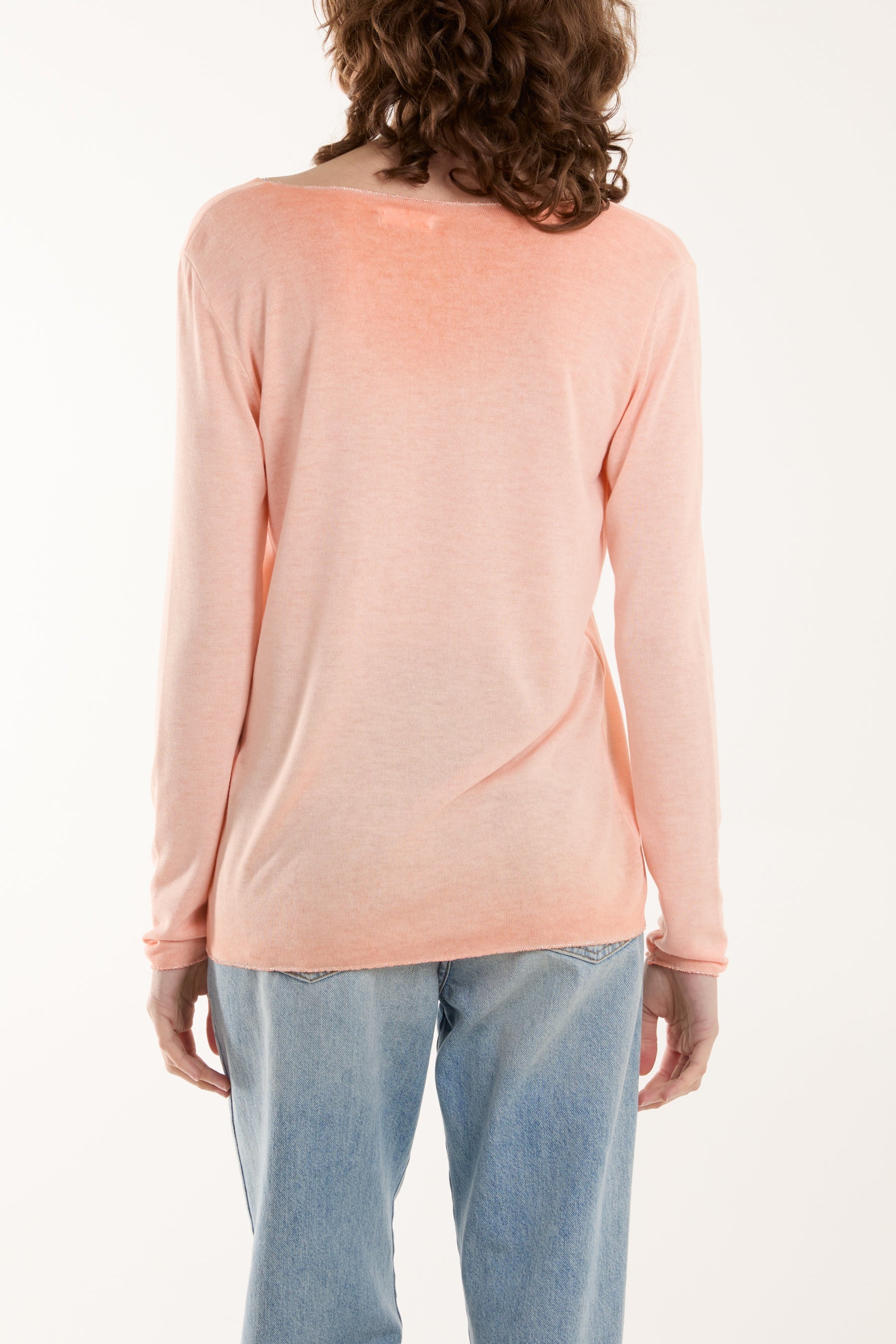Acid Wash Shimmer Edge Fine Jumper Jumpers WearAll
