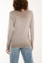 Acid Wash Shimmer Edge Fine Jumper Jumpers WearAll