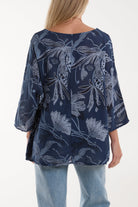 Necklace Botanical Flower Cotton Top Tops WearAll