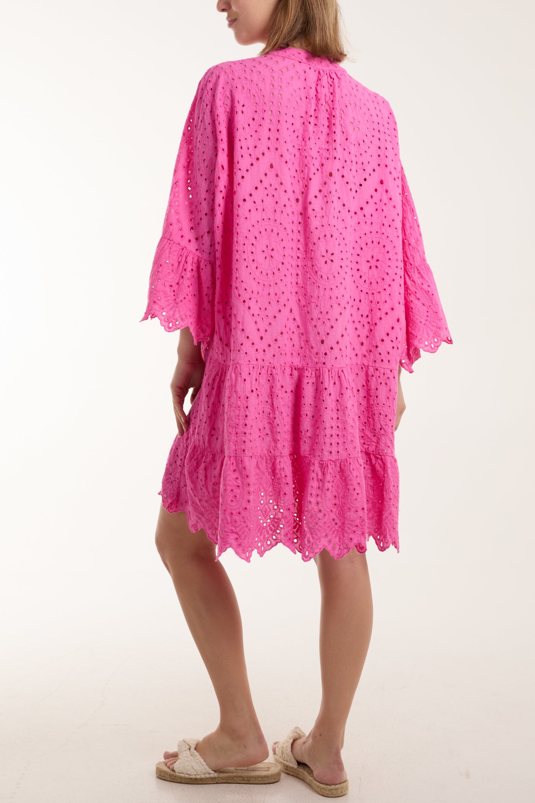 Broderie Anglaise Tunic Dress Dresses WearAll