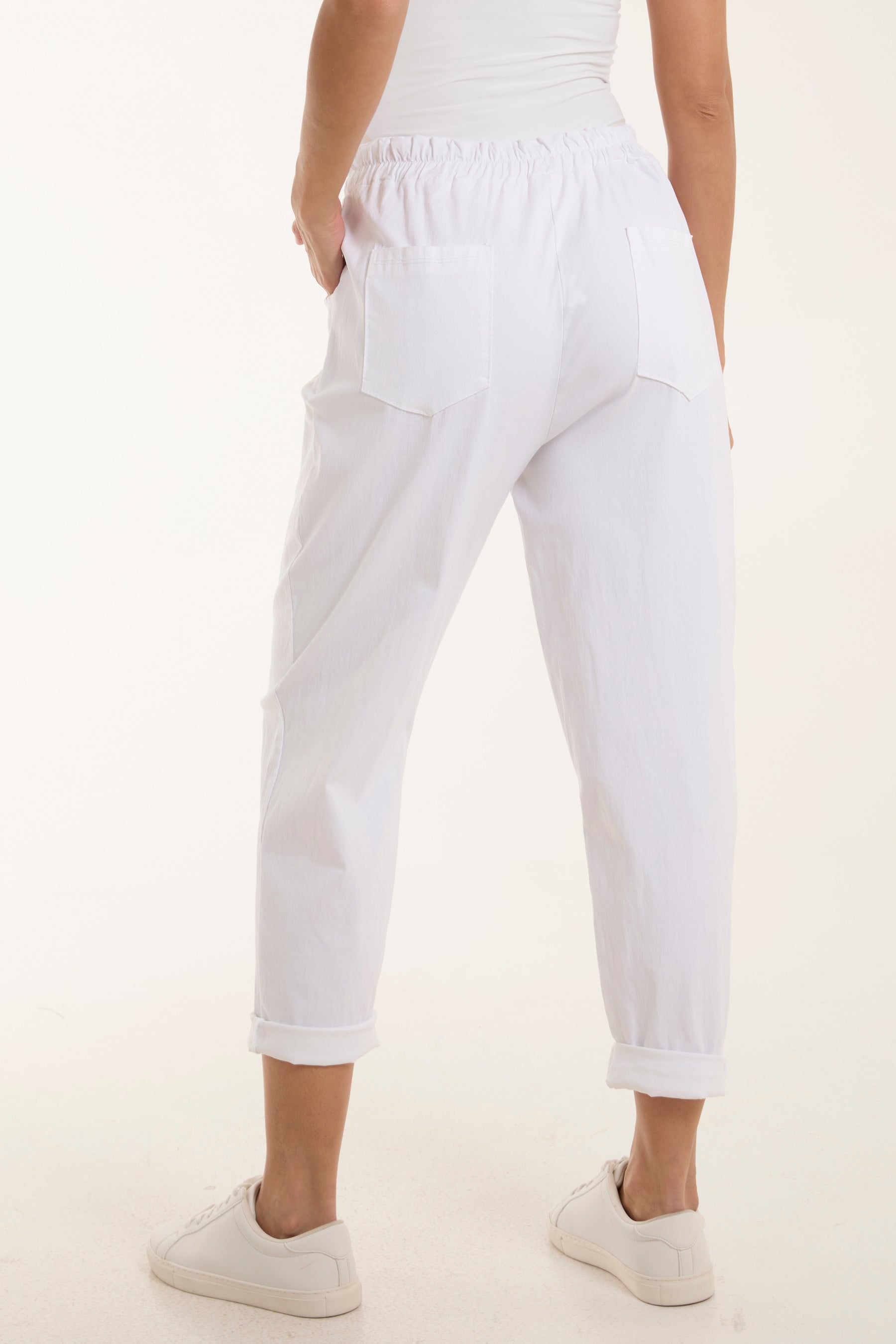 Washed Relaxed Fit Magic Trousers Trousers WearAll