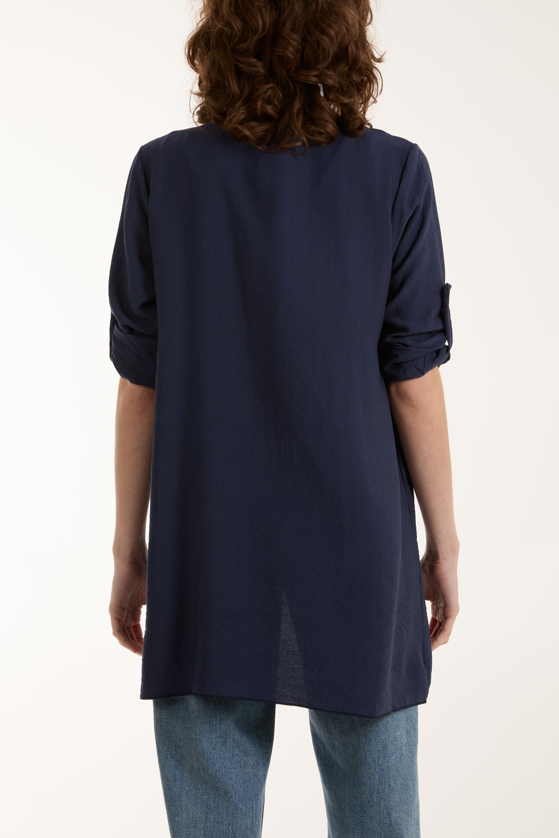 Edge To Edge Roll Back Sleeve Jacket Jackets WearAll