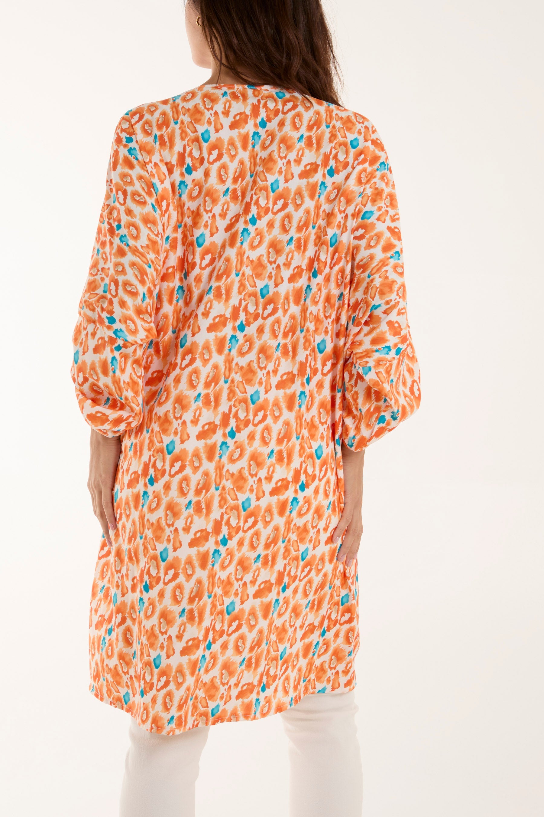 Leopard Print Twisted Front Blouse Dresses WearAll