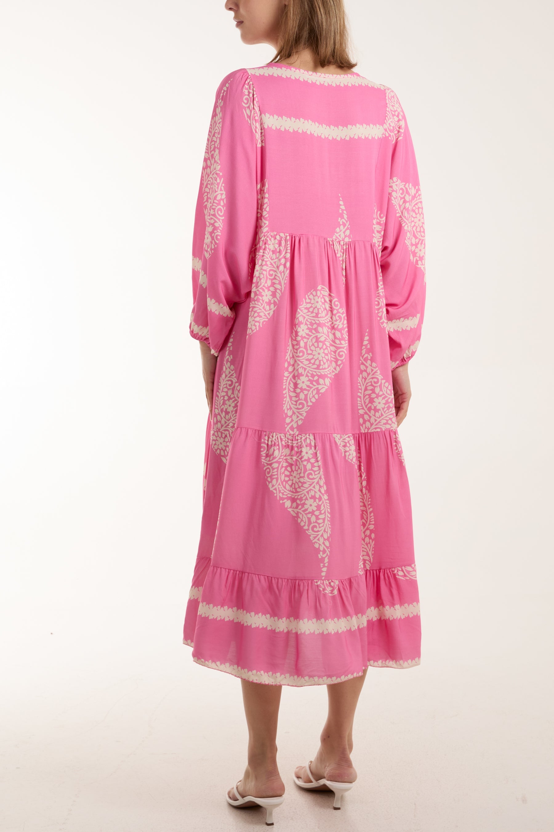 Paisley Print Tunic Maxi Dress Dresses WearAll