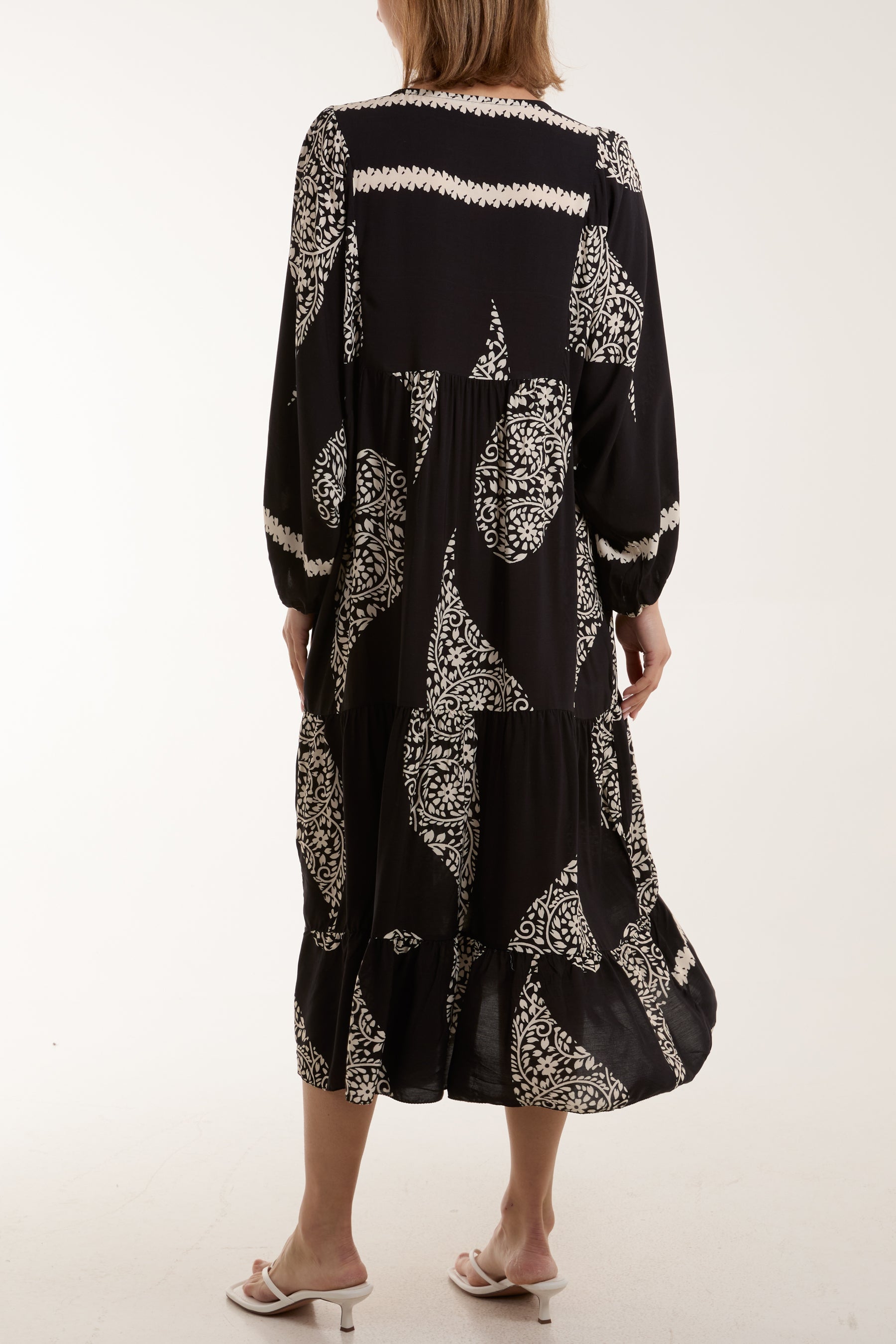 Paisley Print Tunic Maxi Dress Dresses WearAll