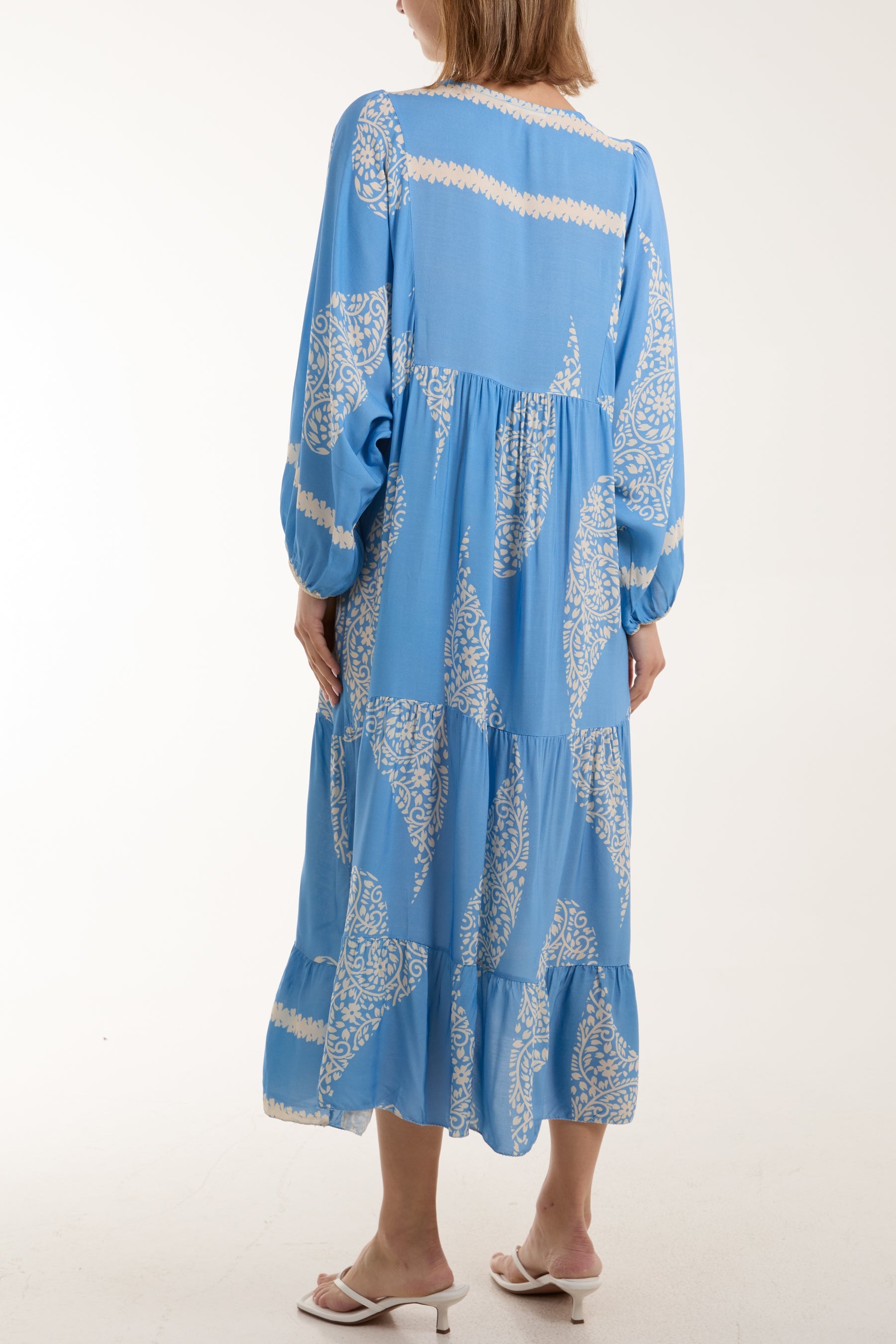 Paisley Print Tunic Maxi Dress Dresses WearAll