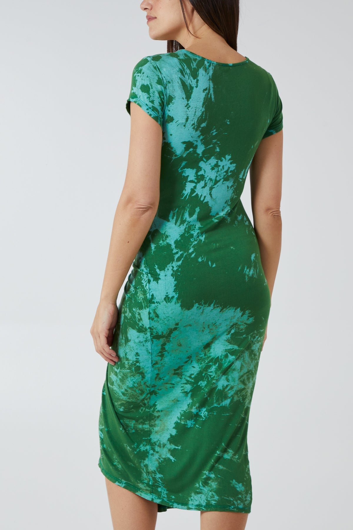 Cap Sleeve Tie Dye Parachute Dress DMF2 WearAll