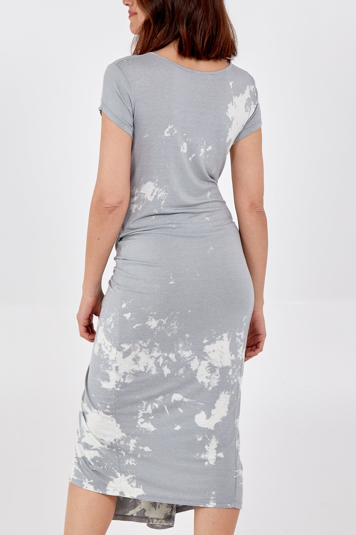 Cap Sleeve Tie Dye Parachute Dress DMF2 WearAll