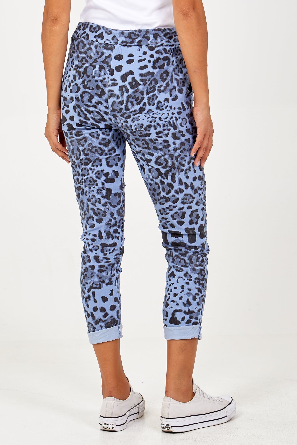 Magic Super Stretch Leopard Print Trousers LEG2 WearAll