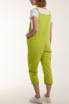 Bow Detail Plain Dungarees Jump/Play WearAll