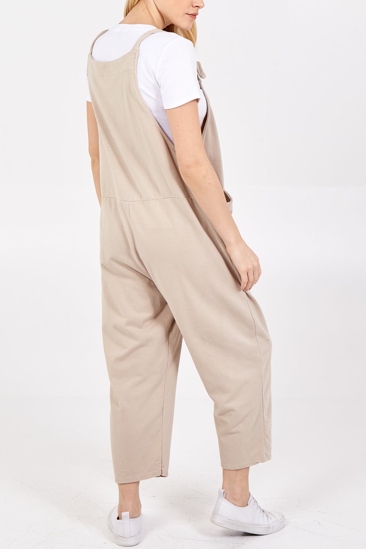Bow Detail Plain Dungarees Jump/Play WearAll