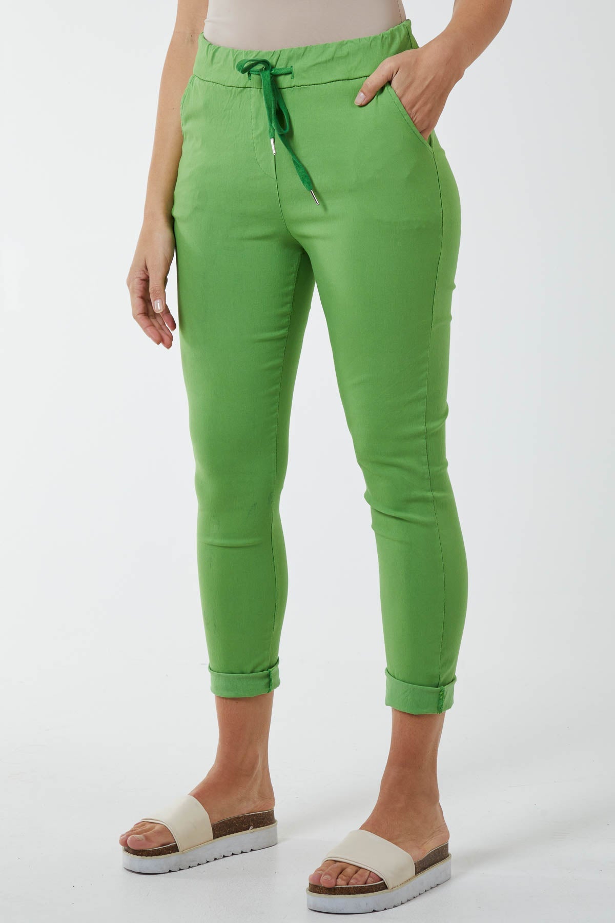 Magic Plain Smart Non-Crush Trouser TRS1 WearAll Apple Green One Size