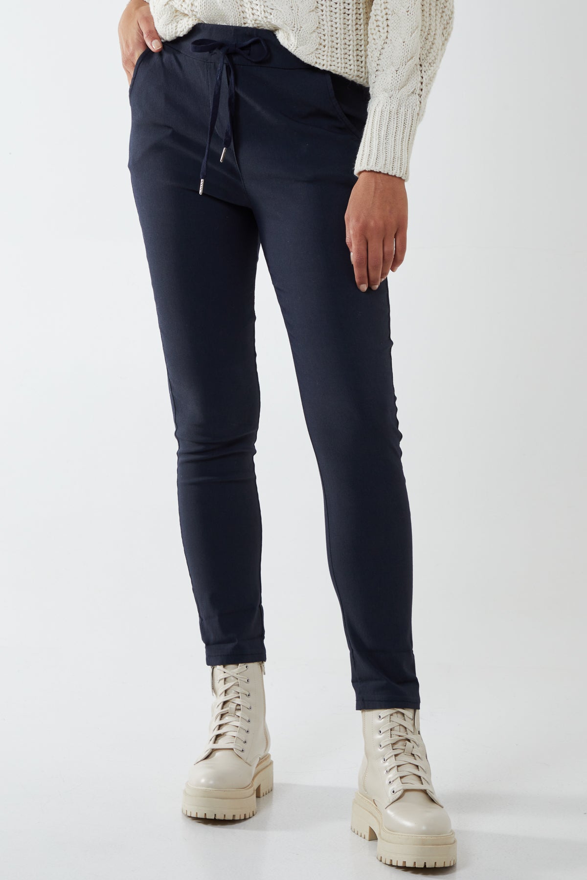 Magic Plain Smart Non-Crush Trouser (Extra Large) TRS1 WearAll Navy XL/XXL