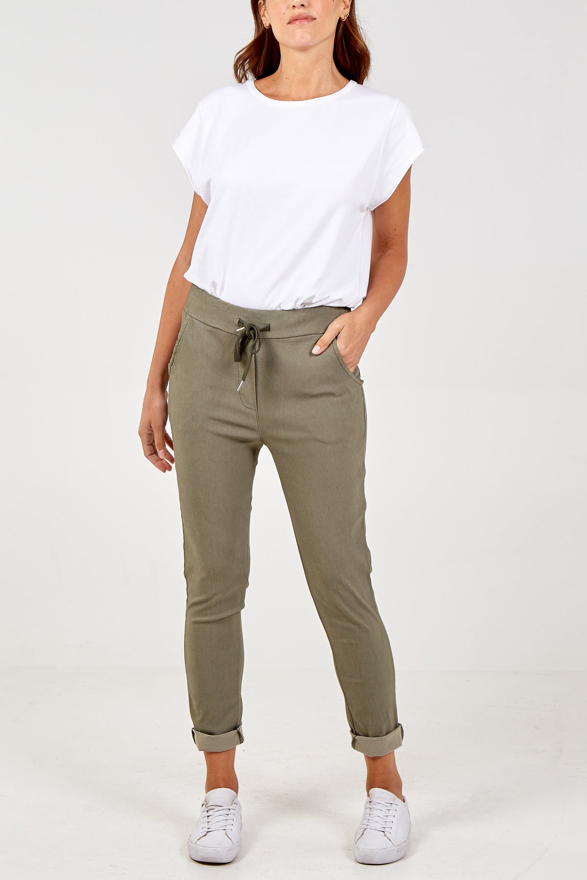 Magic Plain Smart Non-Crush Trouser TRS1 WearAll Khaki One Size