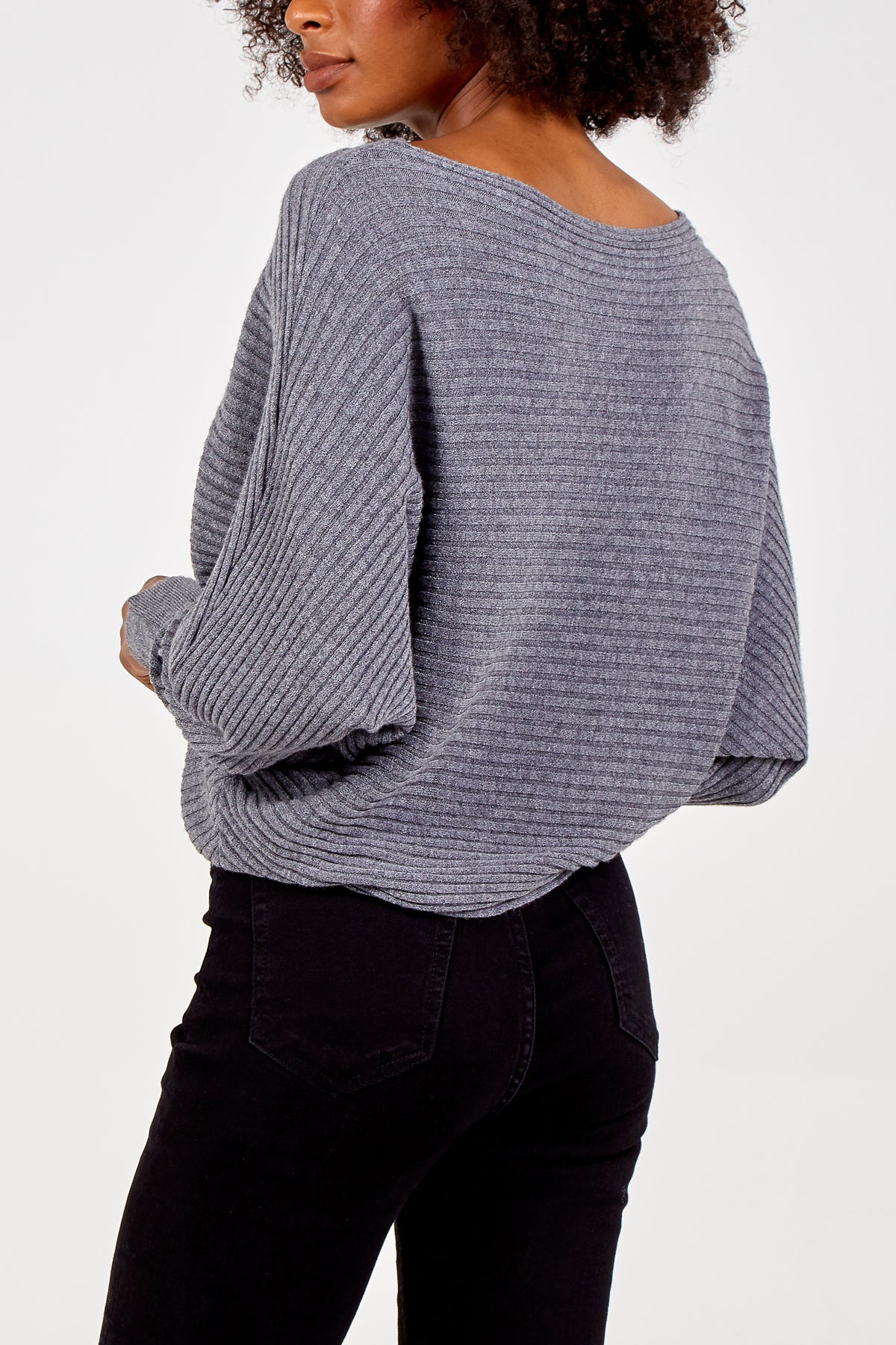 Batwing Ribbed Jumper JMF1 WearAll