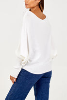 Batwing Ribbed Jumper JMF1 WearAll