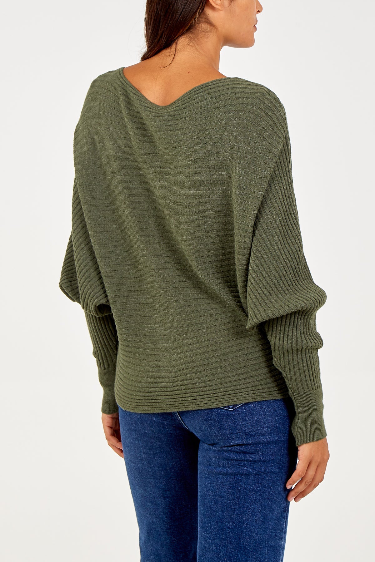 Batwing Ribbed Jumper JMF1 WearAll