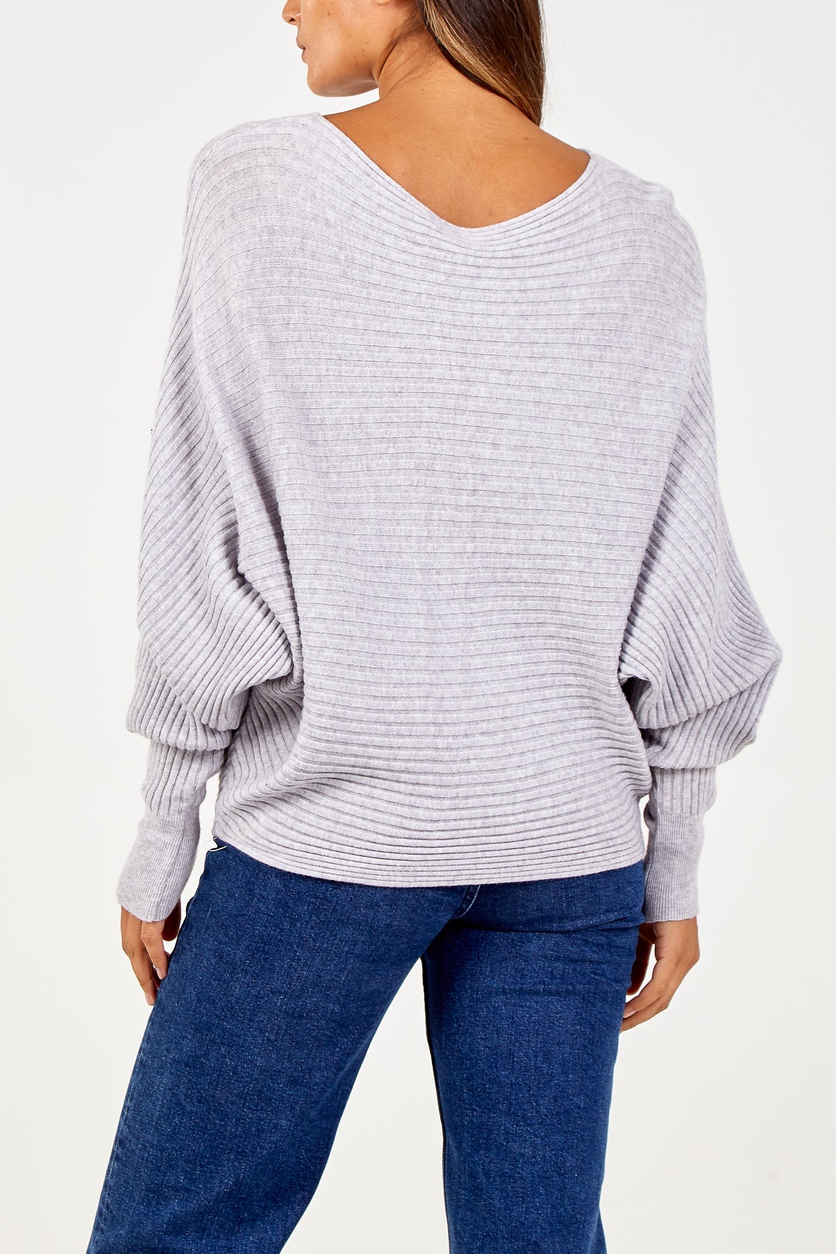 Batwing Ribbed Jumper JMF1 WearAll