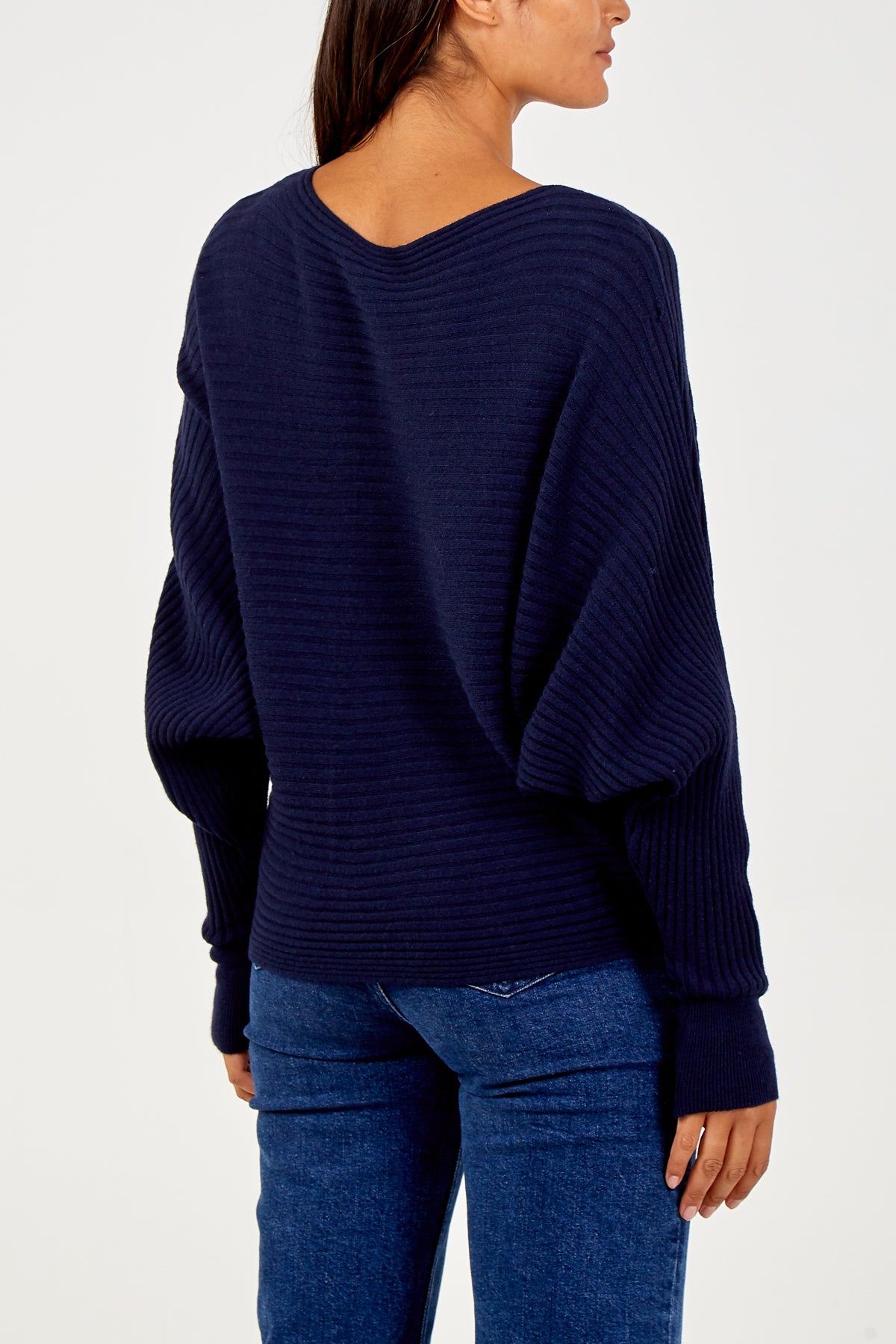 Batwing Ribbed Jumper JMF1 WearAll