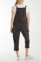 Leopard Print Dungarees Jump/Play WearAll
