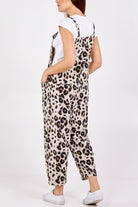 Leopard Print Dungarees Jump/Play WearAll