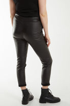 Magic Stretch PU Coated Crushed Trousers TRS1 WearAll