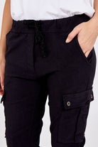 Magic Super Stretch Cargo Trousers TRS1 WearAll Black One Size