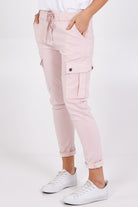 Magic Super Stretch Cargo Trousers TRS1 WearAll Blush One Size