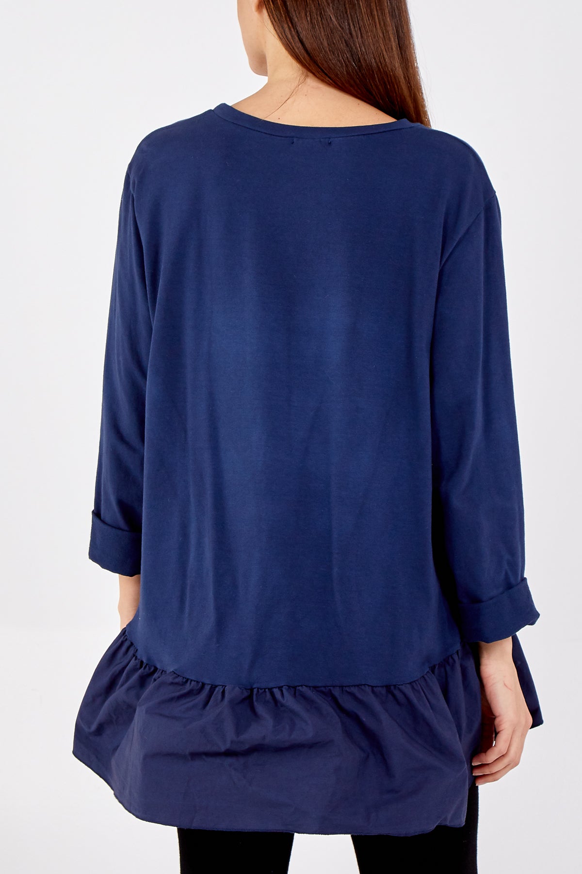 Gold Star Heart Top With Frill Trim TOPMF2 WearAll