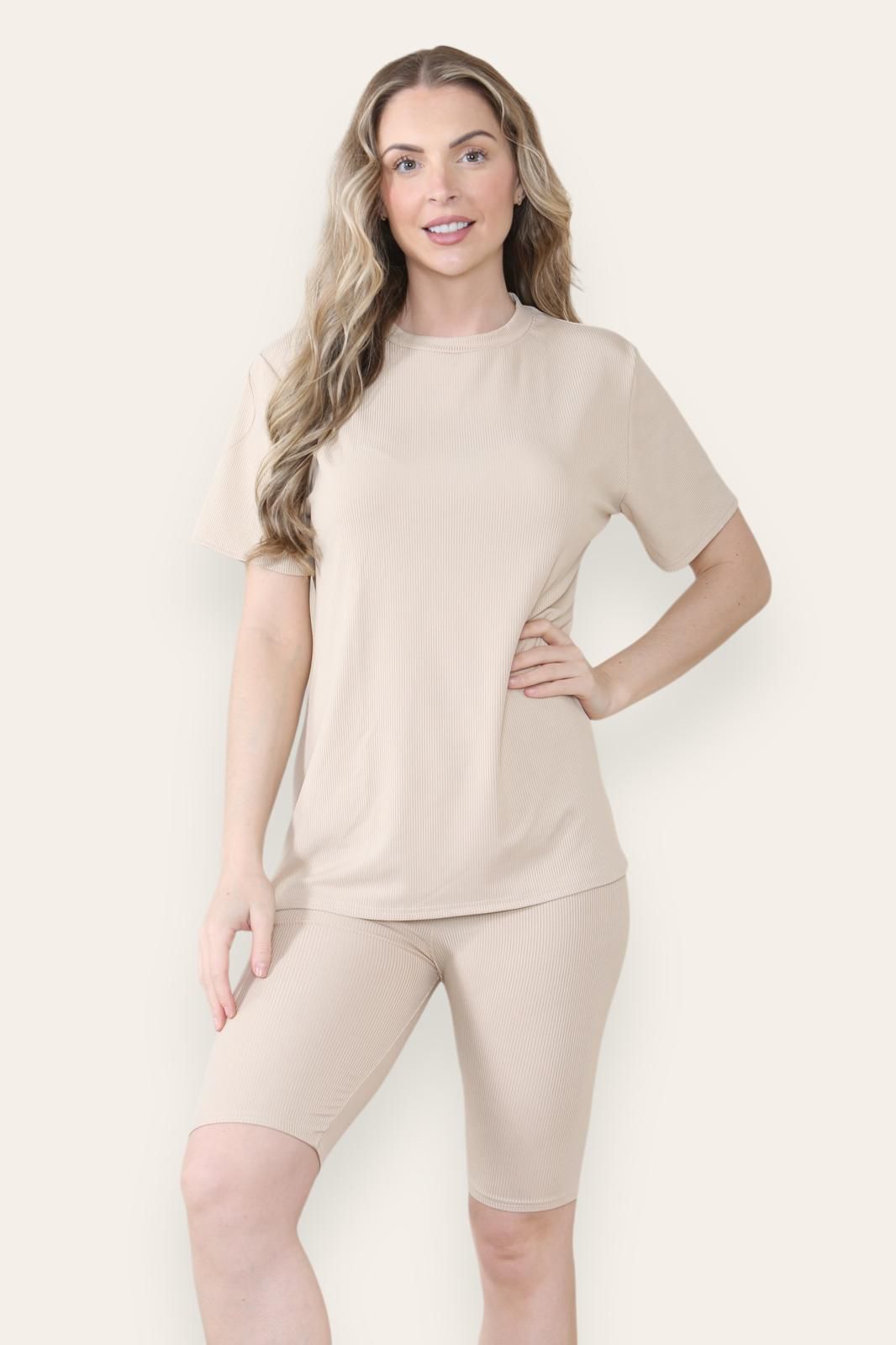 Ribbed Cycling Sorts Set Shorts WearAll