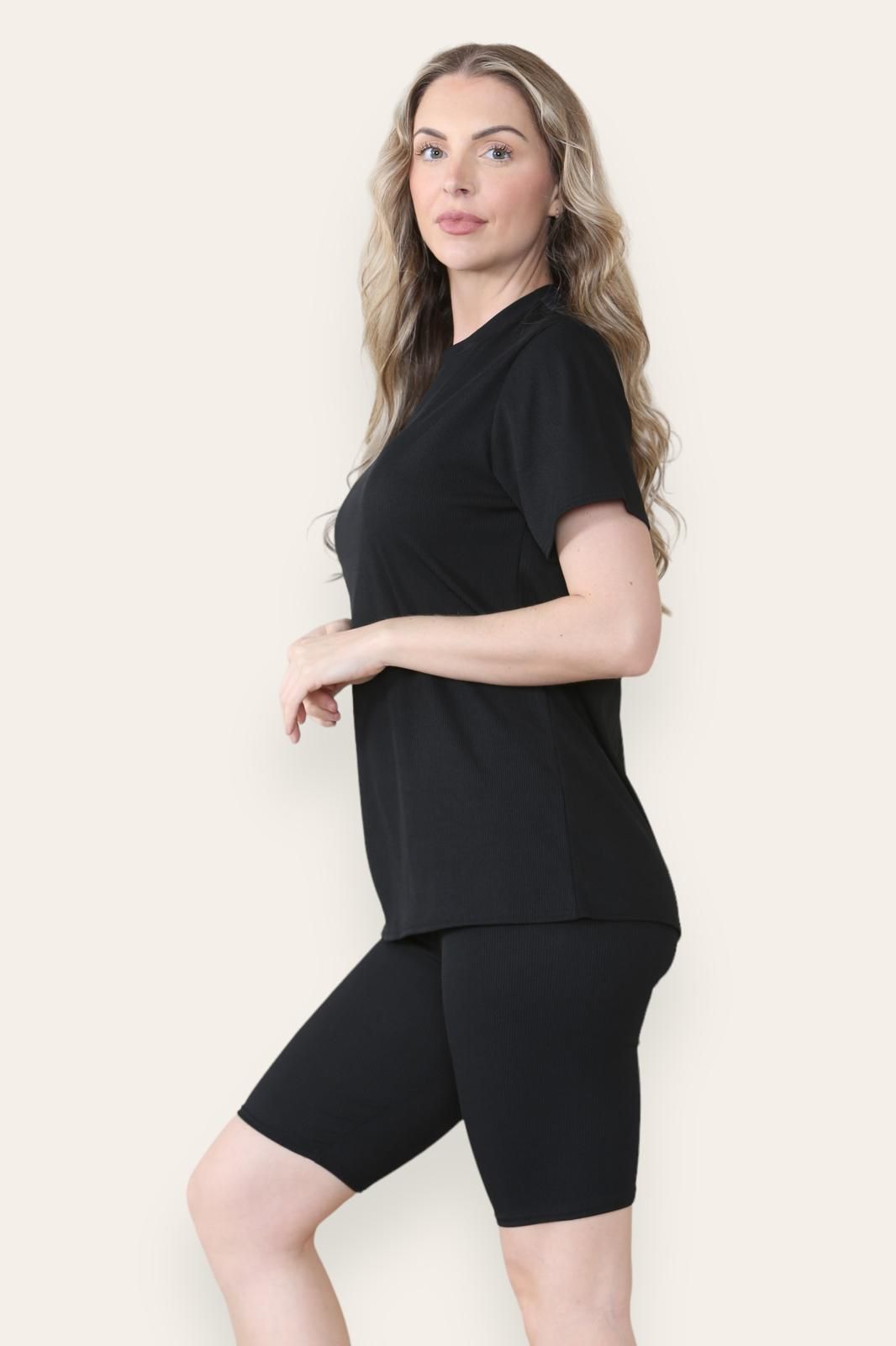 Ribbed Cycling Sorts Set Shorts WearAll