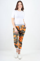 Italian Camouflage Print Trousers Sweatpants WearAll