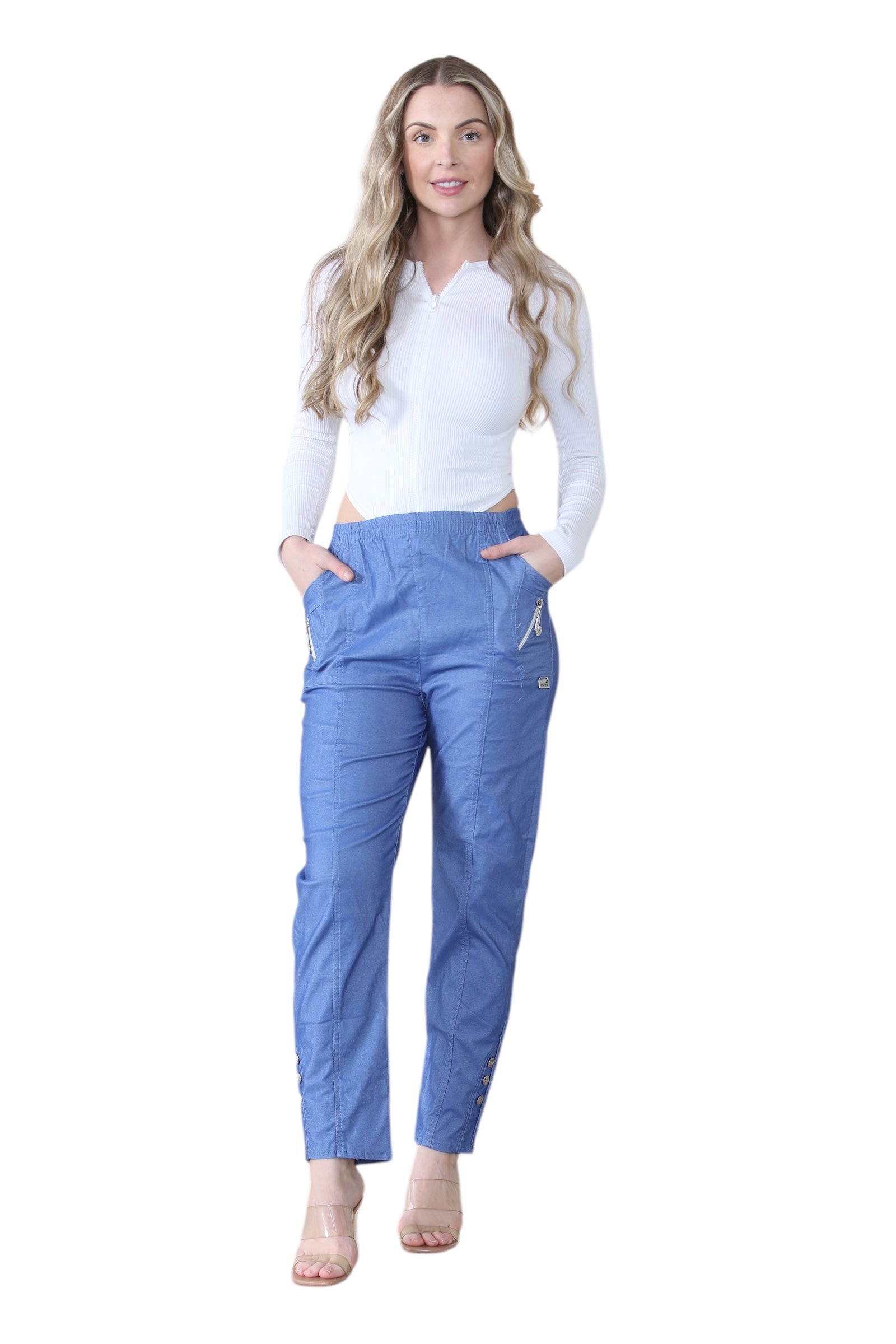 Full Length Cherry Berry Long Pants Women Trousers Trousers WearAll