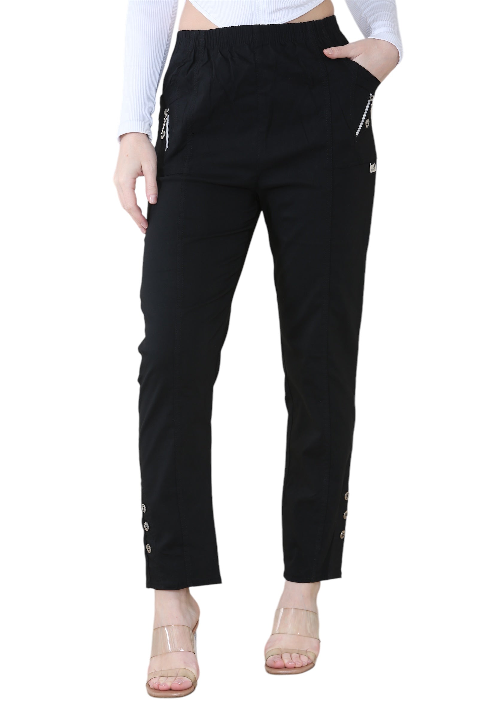 Full Length Cherry Berry Long Pants Women Trousers Trousers WearAll