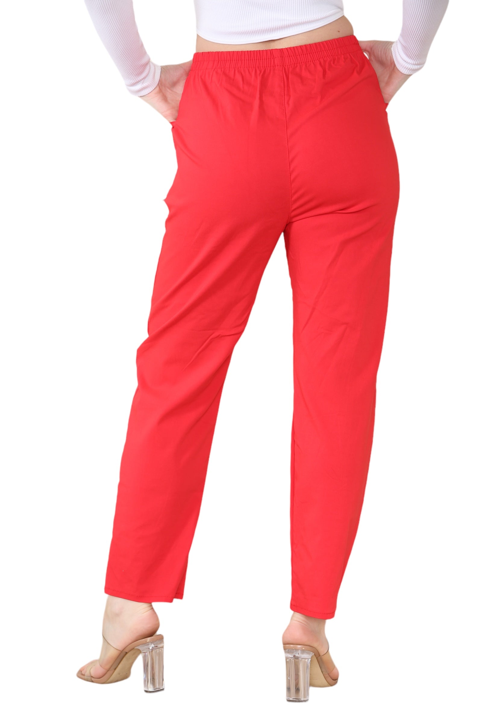 Full Length Cherry Berry Long Pants Women Trousers Trousers WearAll