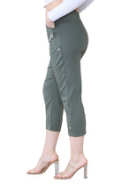 Cherry Berry Capri Trousers Trouser WearAll Khaki 10