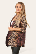 Blazer Leopard Print Jacket Jackets & Coat WearAll
