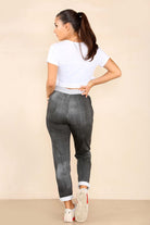 Italian Plain Drawstring Cotton Joggers Trouser WearAll