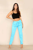 Plus Size Italian Glitter Drawstring Waistband Magic Pants Trouser WearAll