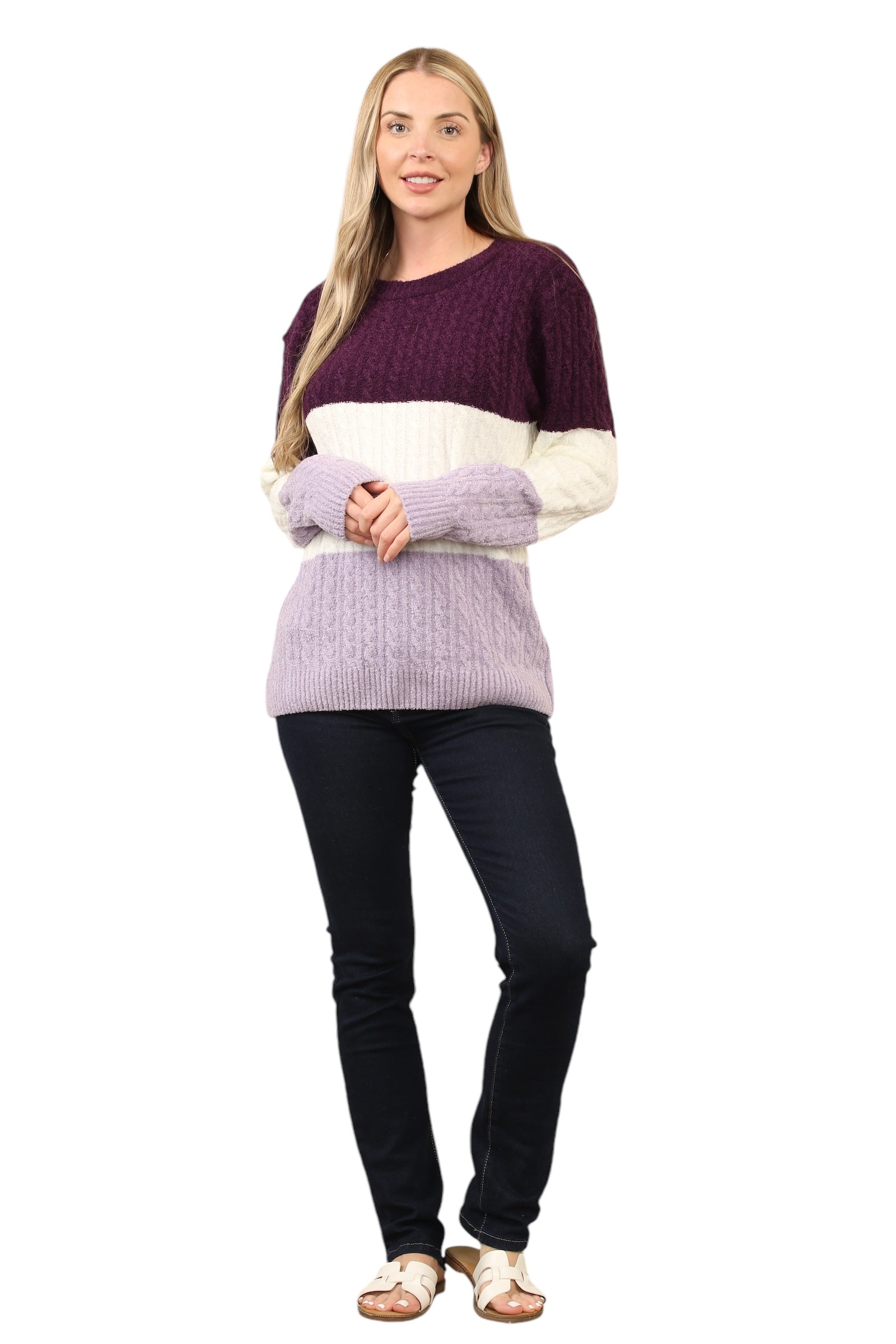 Knitted Jumpers Loose Fit Multi Patterned Jumpers WearAll