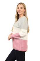 Knitted Jumpers Loose Fit Multi Patterned Jumpers WearAll