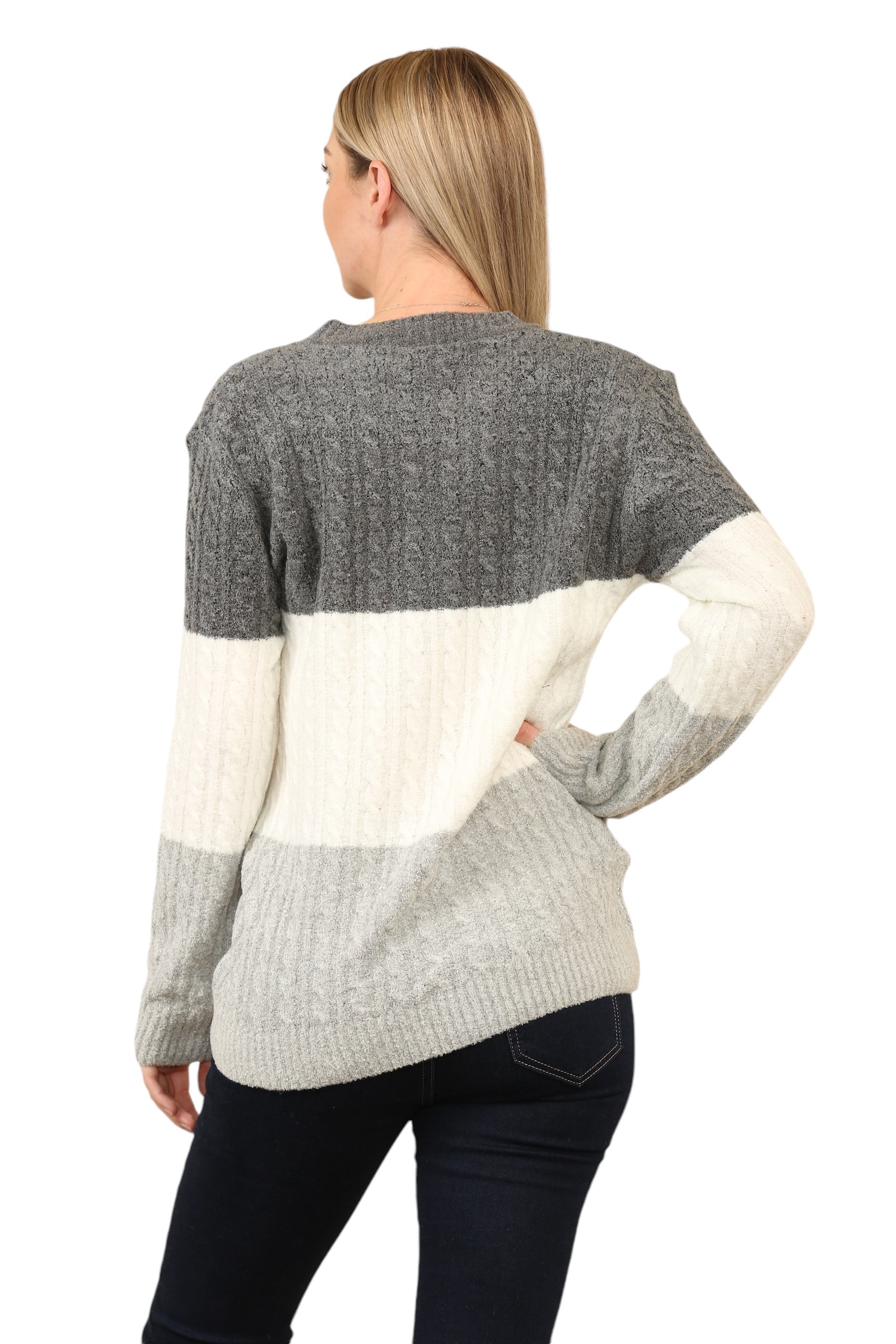 Knitted Jumpers Loose Fit Multi Patterned Jumpers WearAll