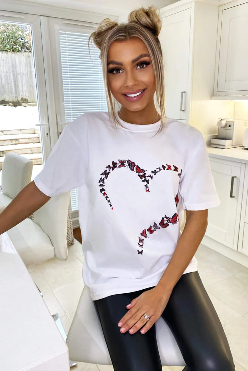 Butterfly T shirt Tops WearAll