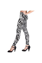 Plus Size Zebra Print Leggings Leggings WearAll
