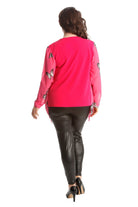 Chiffon Butterfly Print Sheer Cardigan Top cardigan WearAll