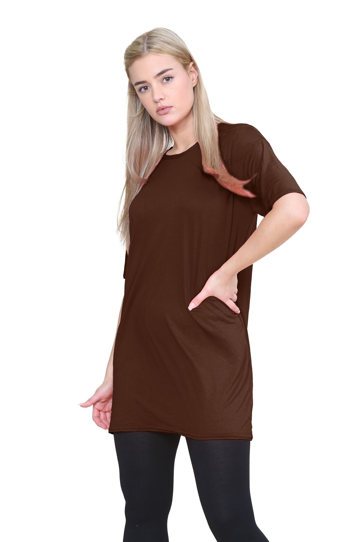 Longline T-Shirt Mini PJ Dress Shirts & Tops WearAll