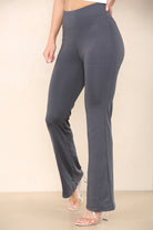 High Waisted Wide Leg Flared Palazzo Trousers Trouser WearAll